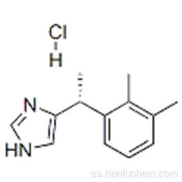 1H-imidazol, 5- [1- (2,3-dimetilfenil) etil] -, clorhidrato (1: 1) CAS 86347-15-1